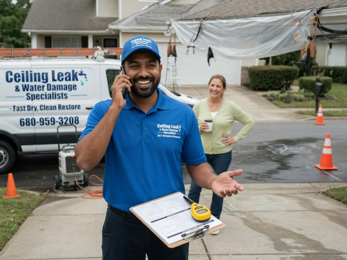 Ceiling Leak Cleanup Lake Havasu City, AZ FAQs